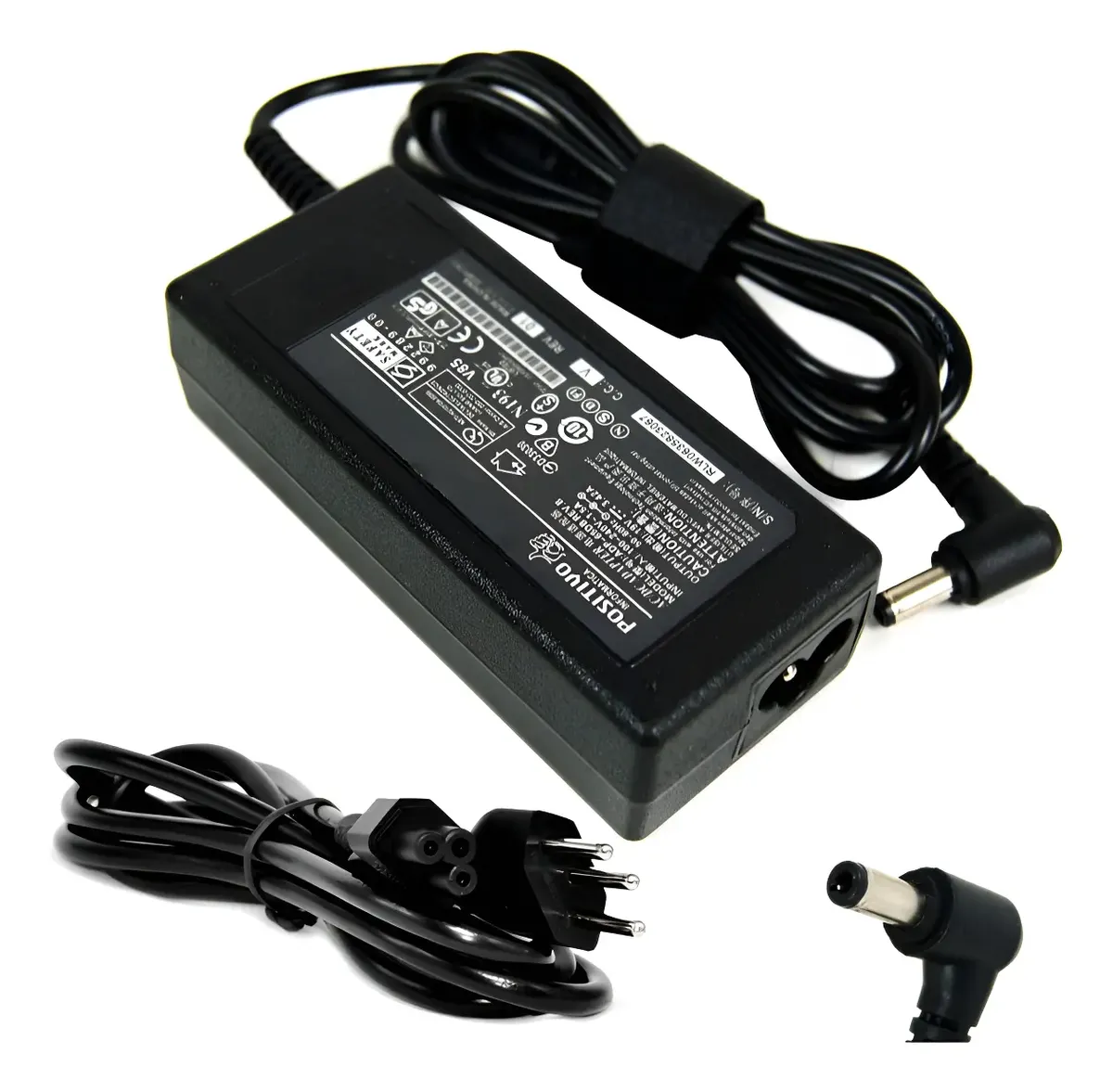 CARREGADOR PARA NOTEBOOK 19V 3.42A D-523 5.5 MM X 2.5 MM