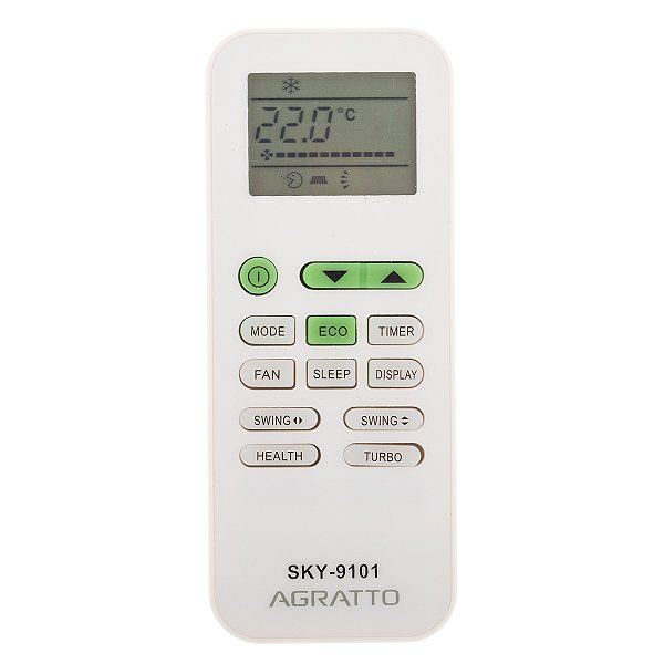 CONTROLE   DE AR CONDICIONADO AGRATTO SKY-9101 LINK SKY
