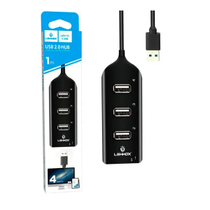 ADAPTADOR HUB USB 2.0 4 PORTAS HUB LYL-001 - TOLVIA