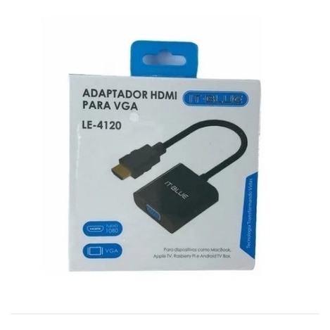 CONVERSOR   USB PARA VGA LE-4143 - IT-BLUE