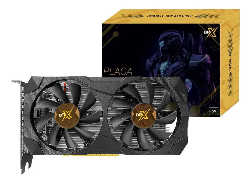 PLACA DE VIDEO RX580 8GB 256BIT 2048SP - BRX