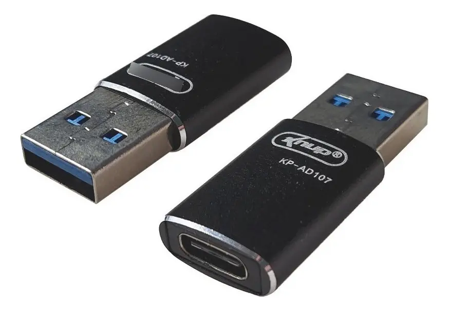 ADAPTADOR CONVERSOR USB x TIPO C KP-AD107 - KNUP