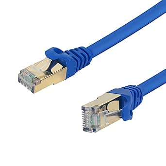 CABO DE REDE ETHERNET PATCH CORD CAT.7 1,5m AZUL CAT715BL - PLUS CABLE