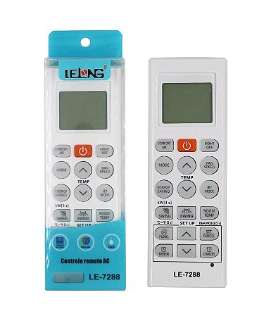 CONTROLE   REMOTO AR CONDICIONADO LG  LE-7288 LELONG