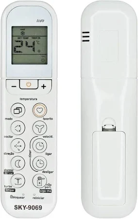 CONTROLE REMOTO AR CONDICIONADO MIDEA LE-7299 LELONG