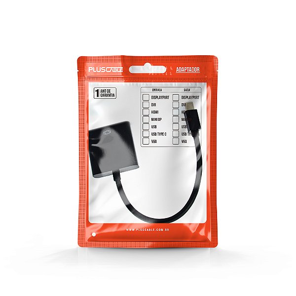 ADAPTADOR MINI DISPLAYPORT X DVI 24+5 FEMEA ADP-204BK PLUS CABLE