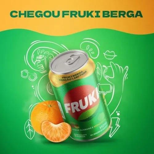 REFRIGERANTE FRUKI 350 ML BERGAMOTA