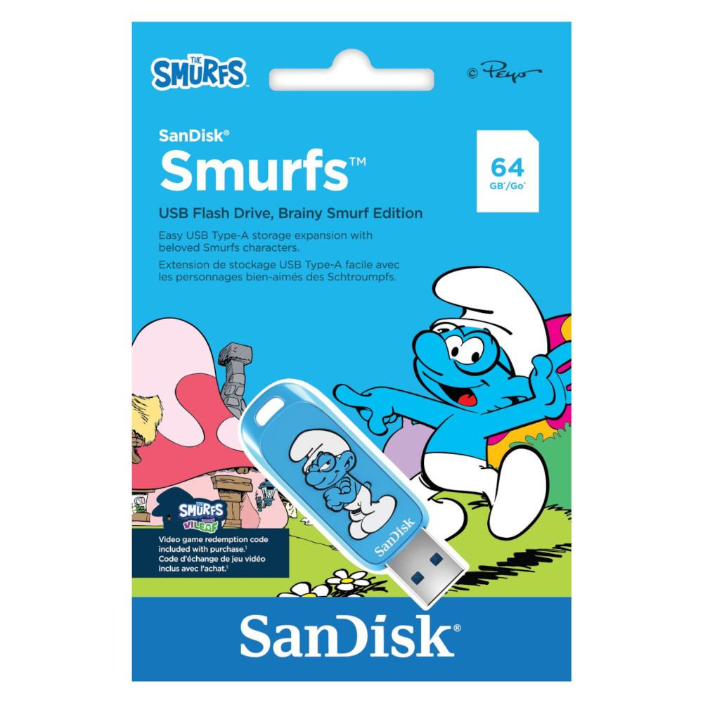 PENDRIVE 64GB USB 3.2 SMURFS SDCZIS-064G-G46 SANDISK
