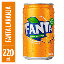 REFRIGERANTE FANTA LARANJA LATA 220ML