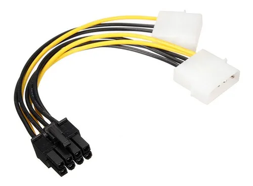 CABO MOLEX ADAPTADOR DE ENERGIA PCI-E 6+2 PINOS X IDE ENERGIA CM-12 DEX