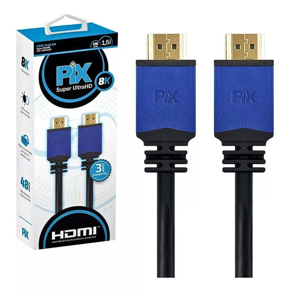 CABO HDMI 2.1 ULTRA HD 8K 1,5m 018-2130 PIX