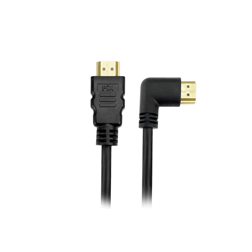 CABO HDMI 2.0 ULTRA HD 4K 2m 1 CONECTOR 90GRAUS 018-3322 PIX