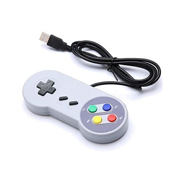 CONTROLE   USBII6 SUPER NINTENDO SNES PC RETRO GAME