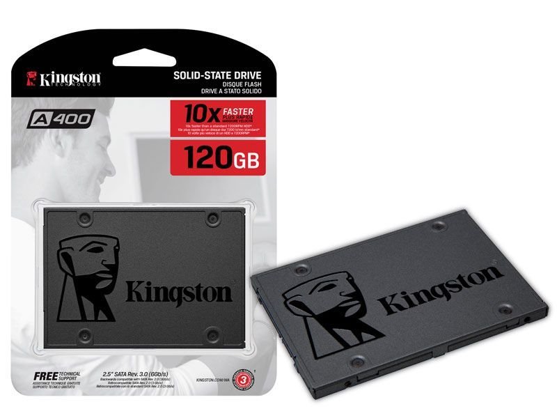 HD SSD 120GB SATA 3 A400 SA400S37120G KINGSTON