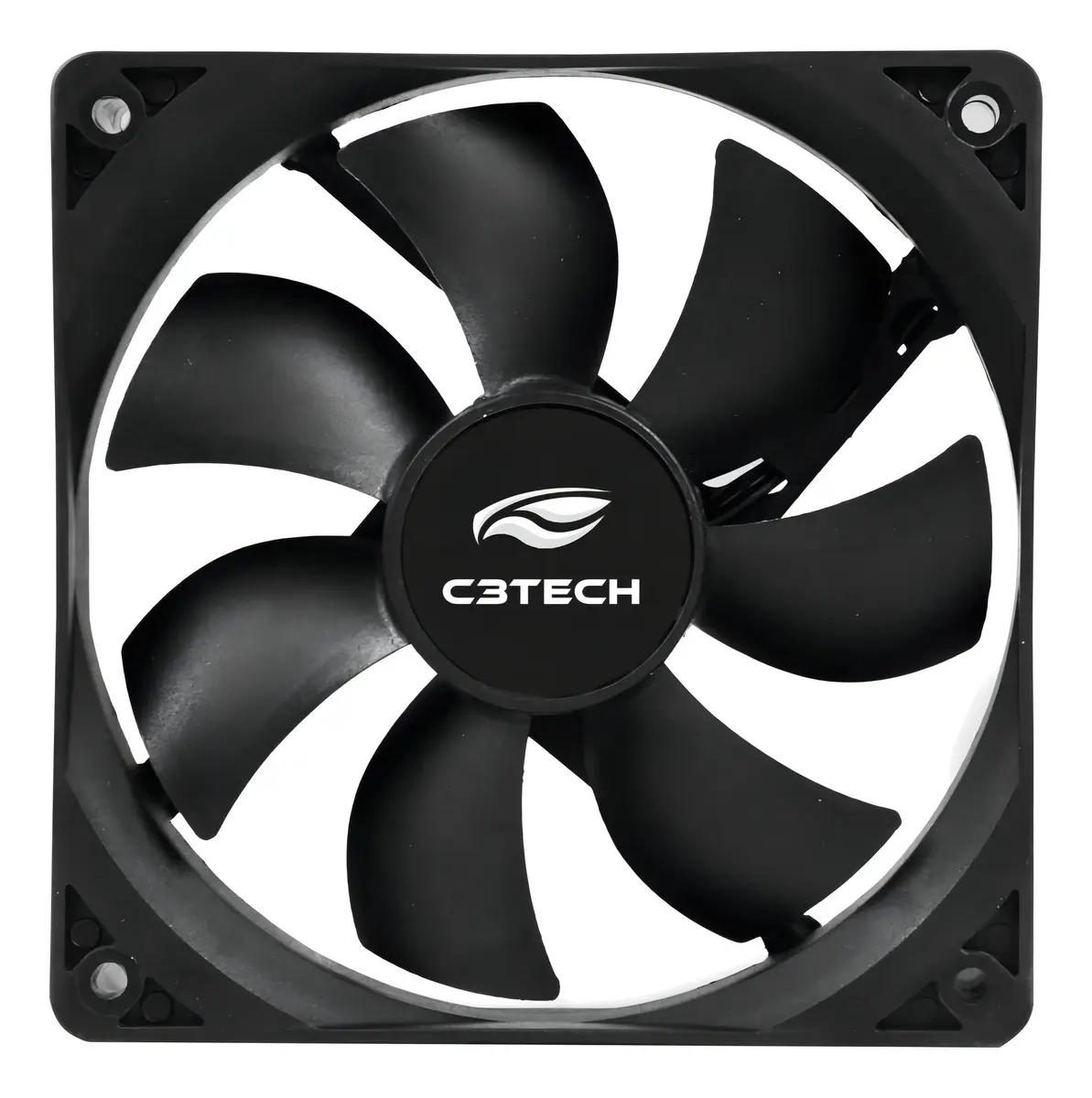 COOLER GABINETE 120x120x25 PRETO F7-100BK C3 TECH