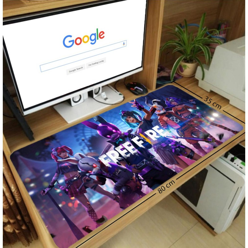 MOUSE PAD GAMER EMBORRACHADO FREE-FIRE (20,3CM X 30,9CM)