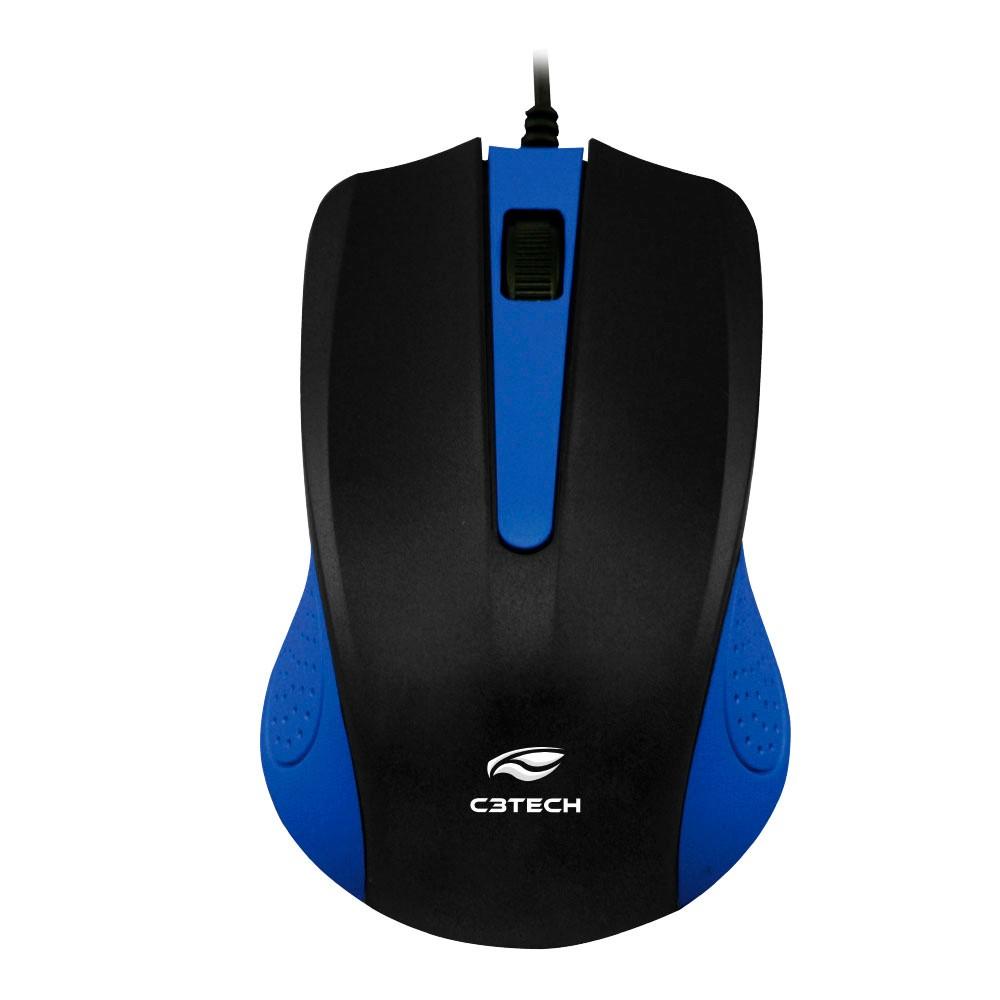 MOUSE USB OPTICO MS-20BL 1000DPI AZUL C3 TECH
