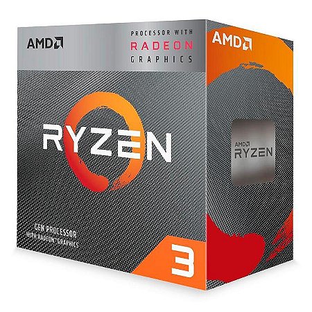 PROCESSADOR RYZEN 3 3200G 3.6 GHz 4-CORE AM4 6MB 65W BOX AMD