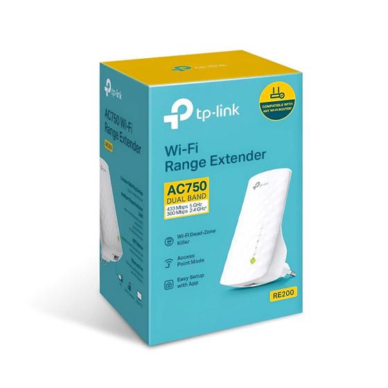 REPETIDOR   WIRELESS 750MBPS TL-RE200 AC750 TP-LINK