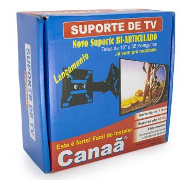 #SUPORTE ARTICULADO PARA TV 10 A 55 POLEGADAS ATÉ 40KG CANAA