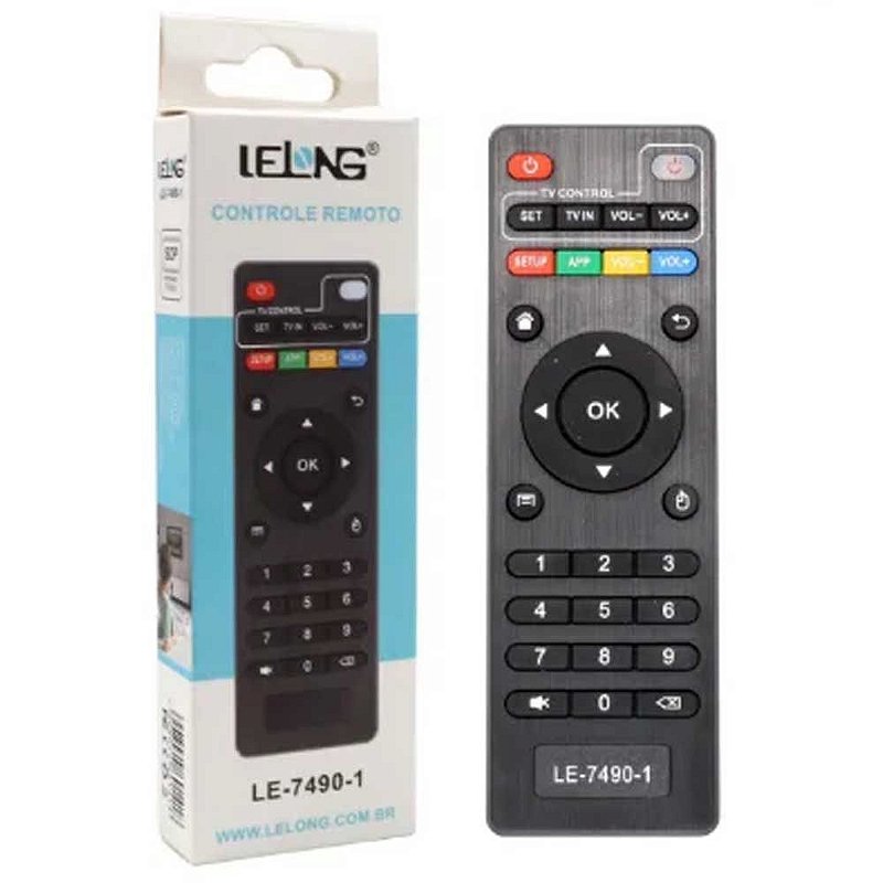 CONTROLE REMOTO TV BOX 4K LE-7490-1
