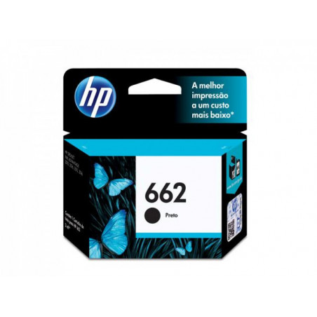 CARTUCHO HP 662 CZ103AB PRETO 2.0ML