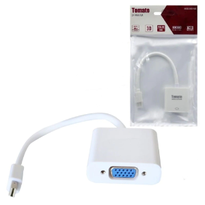 ADAPTADOR DISPLAYPORT (MACHO) X VGA (FEMEA) TOMATE MTV-601