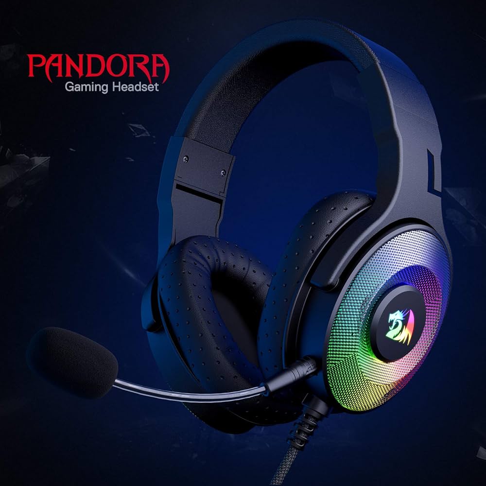 FONE DE OUVIDO HEADSET GAMMING USB 7.1 PANDORA H350RGB REDRAGON