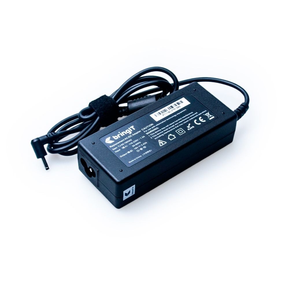 FONTE DE NOTEBOOK COMPATIVEL C/ACER ASPIRE PLUG(3.0 X 1.1MM) 90º 19V 2.37A 65W